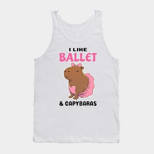 I Like Ballet and Capybaras Tank Top